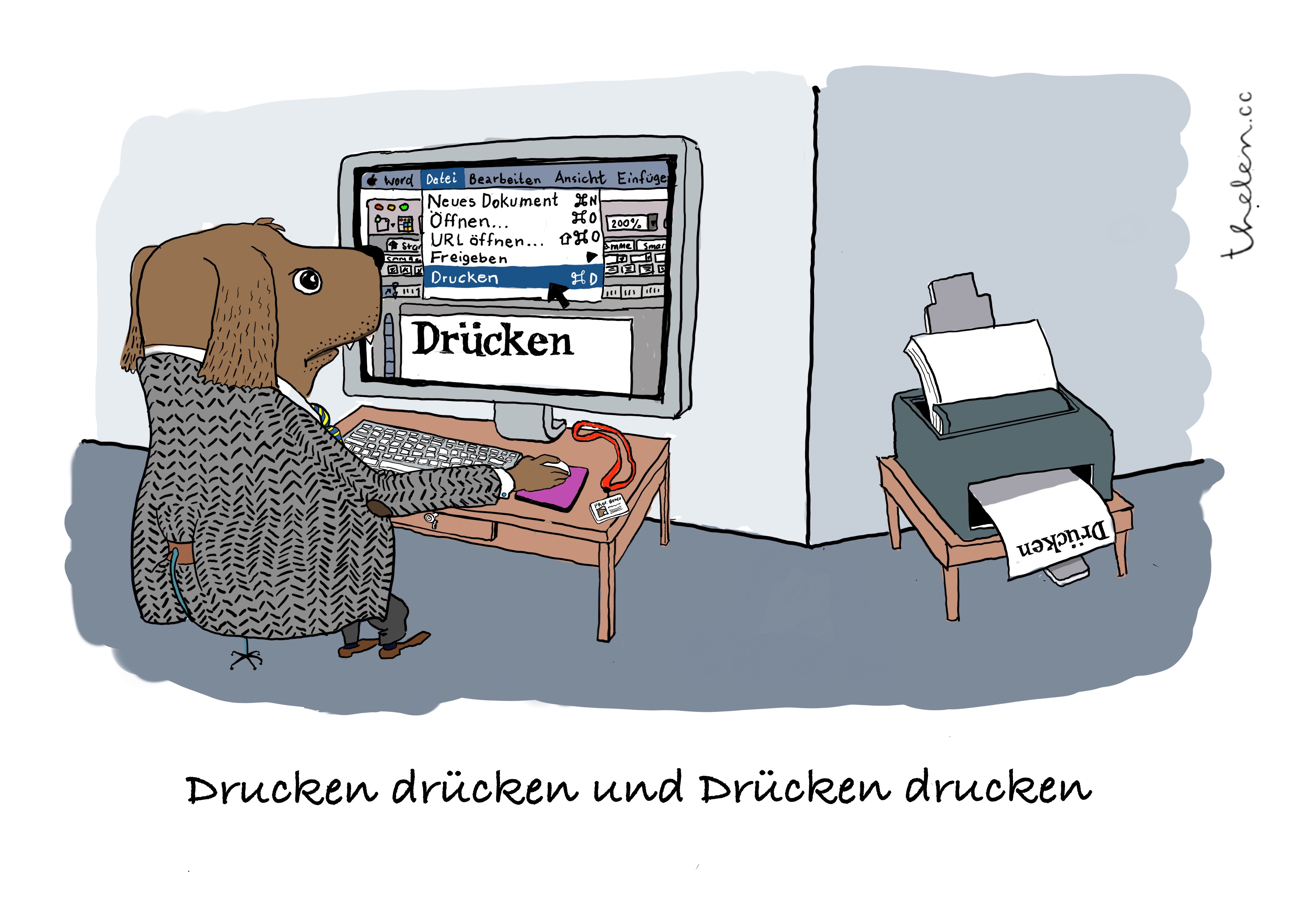 Drucken drüken